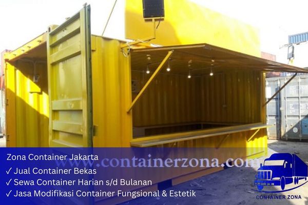 Jasa Modifikasi Booth Container Bekas Jakarta